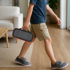 casmilee fingerboard case orange zipper edge adds visibility