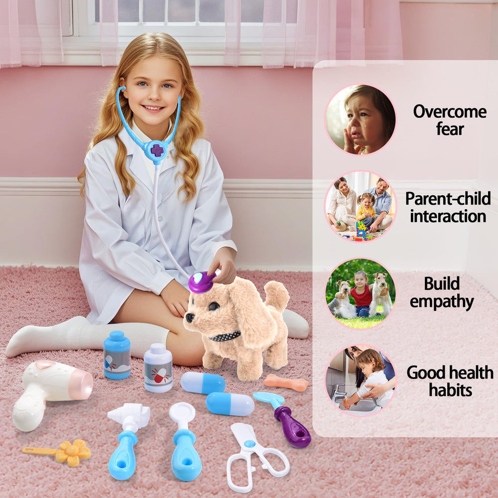 CASRRA Doctor Kit portable bag for easy carry and on-the-go pretend sessions