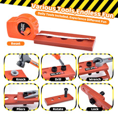CASRRA safety-goggles-included protector for eye safety during pretend construction