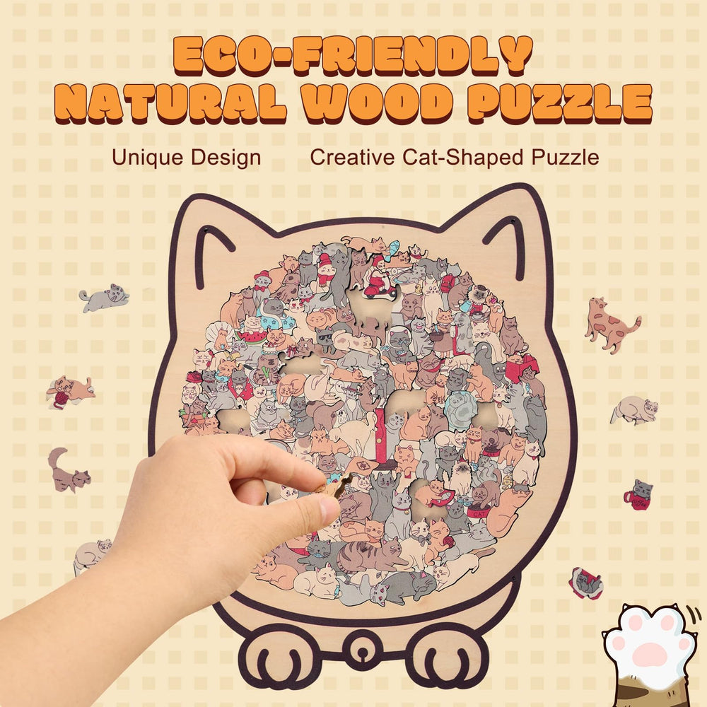 Puzzle on desk ready to transform downtime into mindful activity.