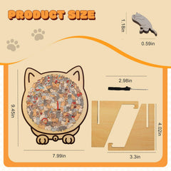 Gift-ready cat puzzle for cat lovers and puzzle enthusiasts.