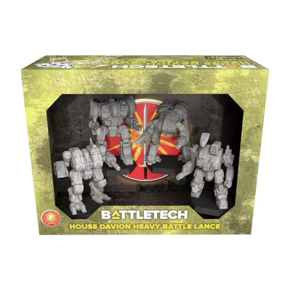 Catalyst Game Labs Davion Heavy Battle Lance miniature ready for dynamic tabletop battles and enhanced engagements