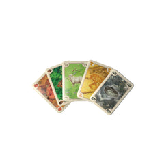 CATAN gameplay in progress with players trading and building, captures engaging social play