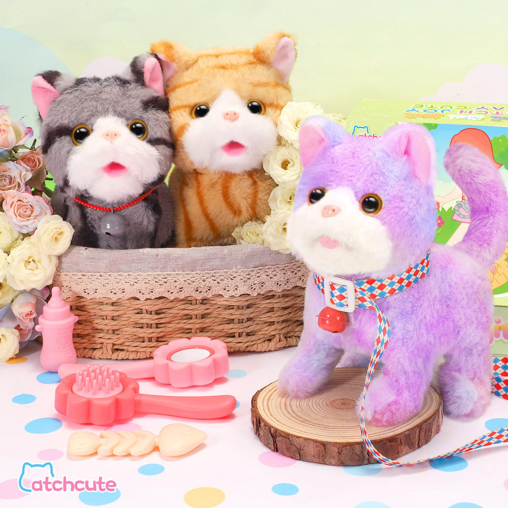 CatchCute plush cat tail wagging to boost interactive storytelling