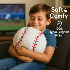 CatchStar baseball pillow durable design for sofa, bed, and dorm use.