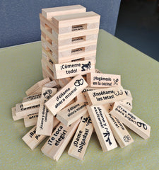 Cattoroy blocks stack game closeup highlights tactile blocks for cooperative fun.