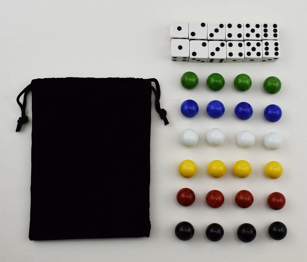 Cauff four-player layout prepared for family game night
