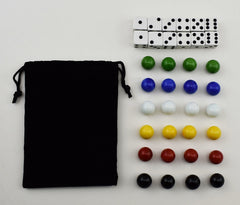 Cauff four-player layout prepared for family game night