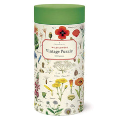 Cavallini & Co 1000 piece Wildflowers puzzle artwork offering a satisfying challenge