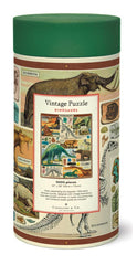 Cavallini & Co Flora Dinosaurs puzzle pieces showing sturdy 1000-piece design.