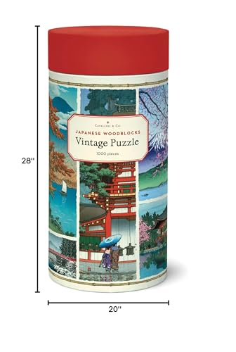 Cavallini & Co vintage Japanese woodblock print design adds nostalgic charm to any collection.