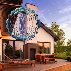 Cawalap wind spinner easy to assemble and hang for instant charm