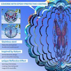 Cawalap epoxy-coated glitter spinner offers long-lasting color in any weather