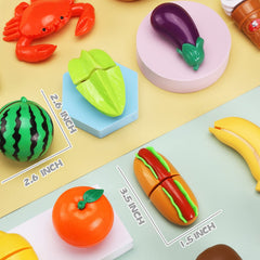 Cawiew tableware pieces for realistic mealtime pretend play.
