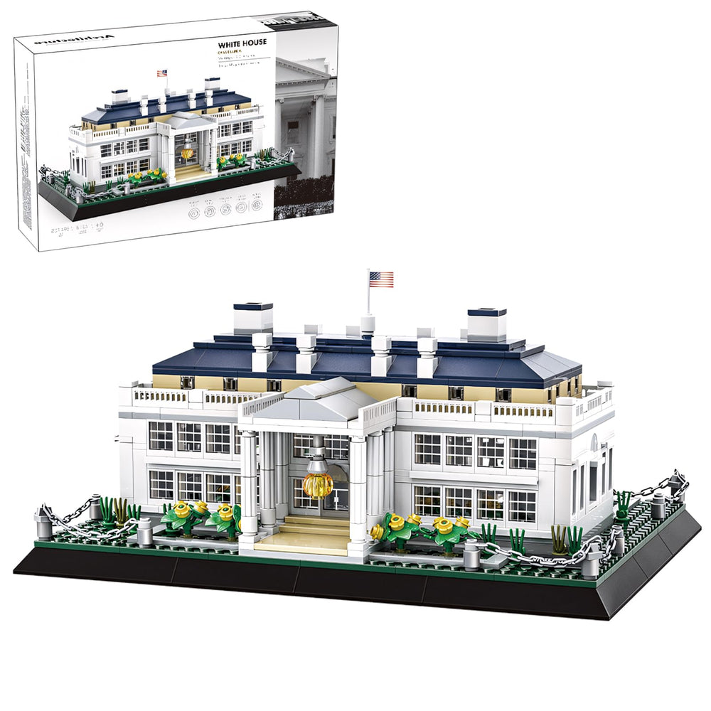 CAXIMSY White House model assembly parts for precise learning.