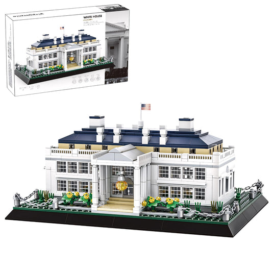 CAXIMSY White House model assembly parts for precise learning.