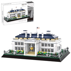 CAXIMSY White House model assembly parts for precise learning.