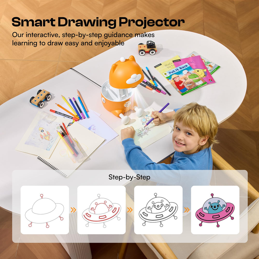 Caydo T3 shows 700+ patterns for tracing and drawing practice.