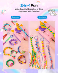 Caydo Unicorn Bracelet Maker beads and charms ready for creative accessories