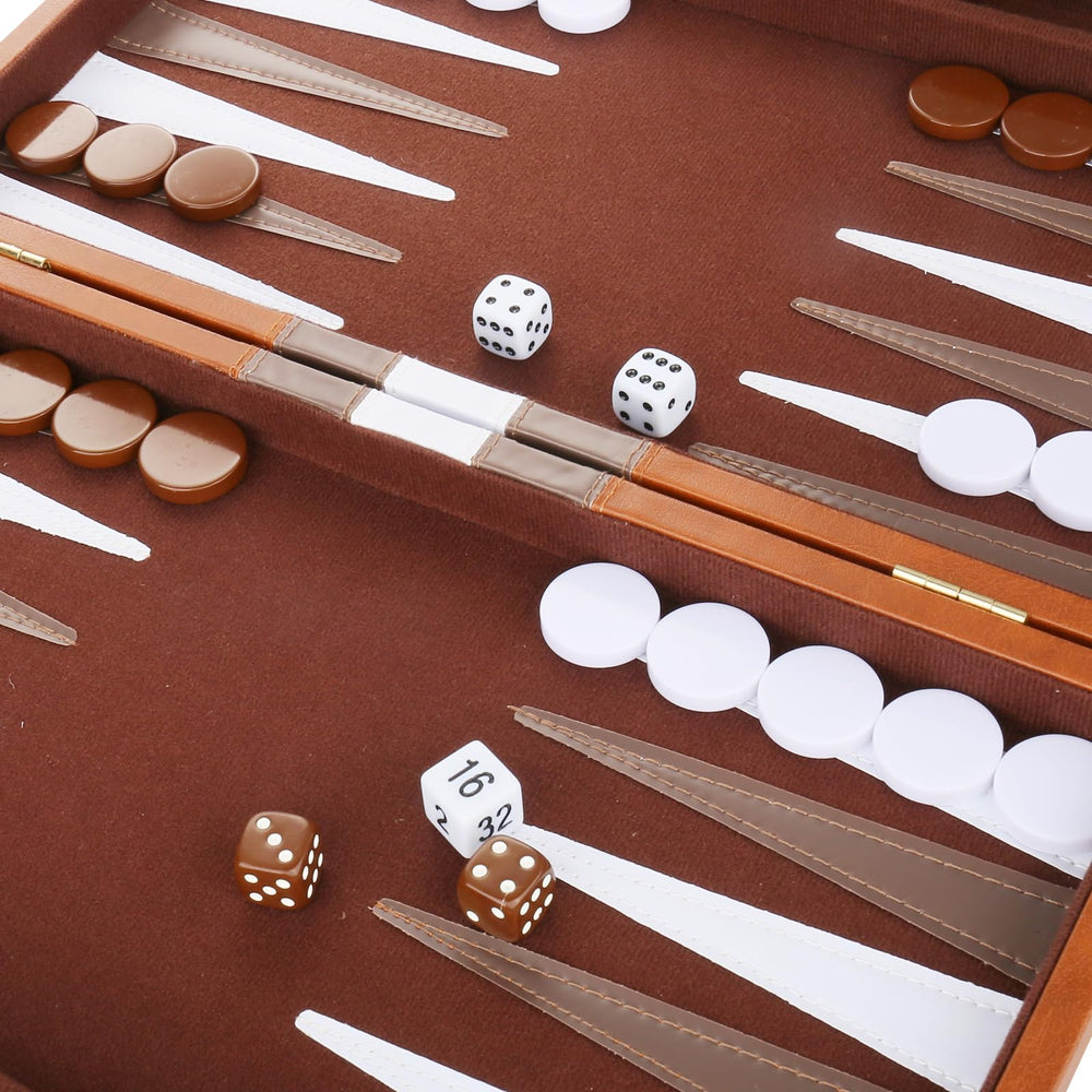 Felt playfield detail ensures smooth piece movement.
