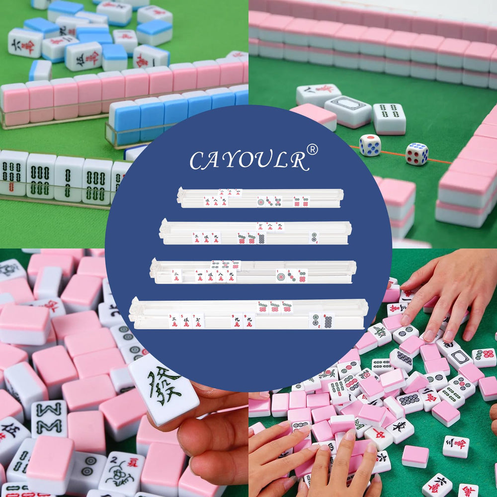 CAYOULR racks are ideal for on-the-go mahjong play and easy storage