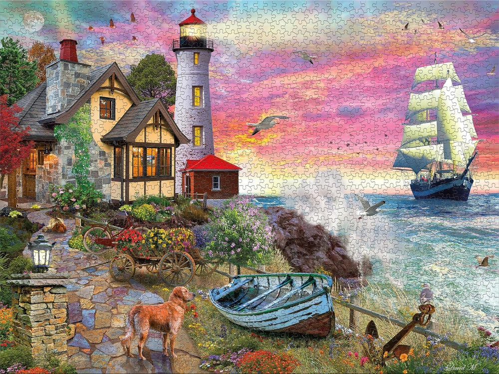 Shoreline scene offers calming challenge for puzzle enthusiasts