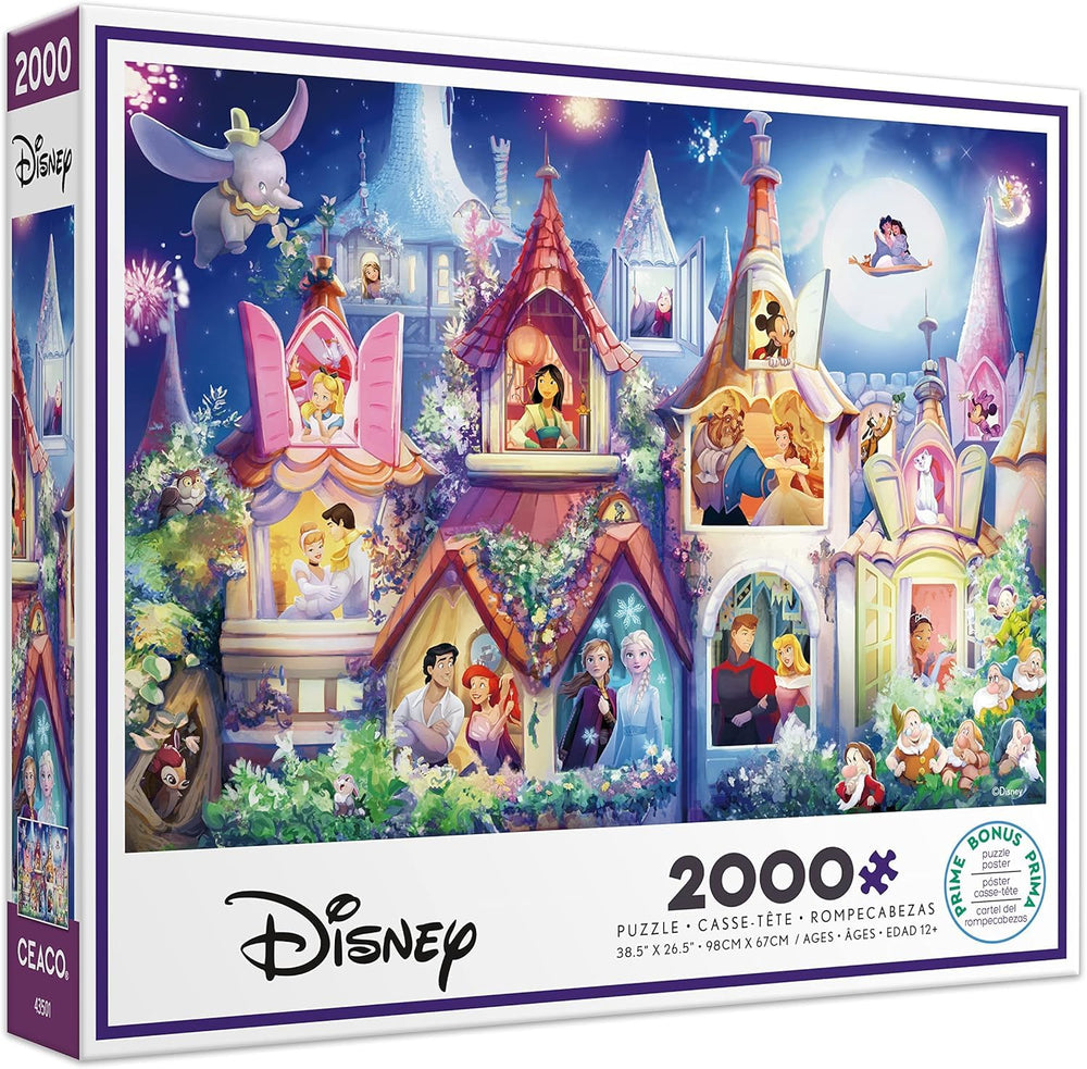 Ceaco Disney Princess Castle box image showing durable packaging for easy gifting