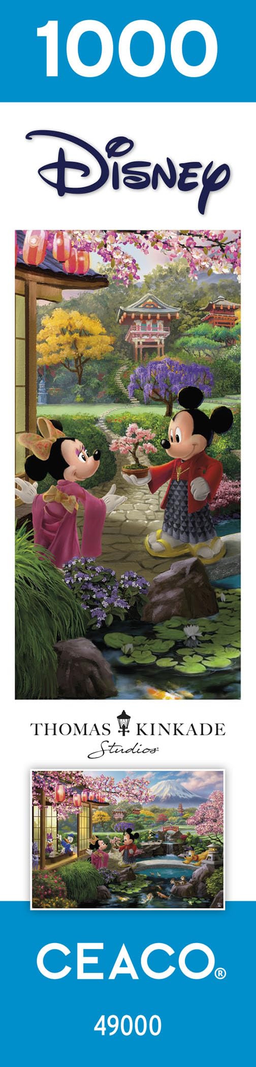 Ceaco Disney TK interlocking pieces ensure secure fit during assembly.