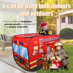 Cecailin-fire-truck-tent-party-ideas ideal for birthdays and group activities.