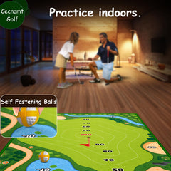 Cecnamt chipping mat action showcasing safe indoor-outdoor play for all ages.