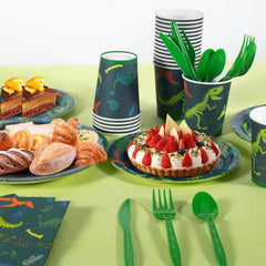 Cecnamt dinosaur 9 oz cups minimize spills during celebrations