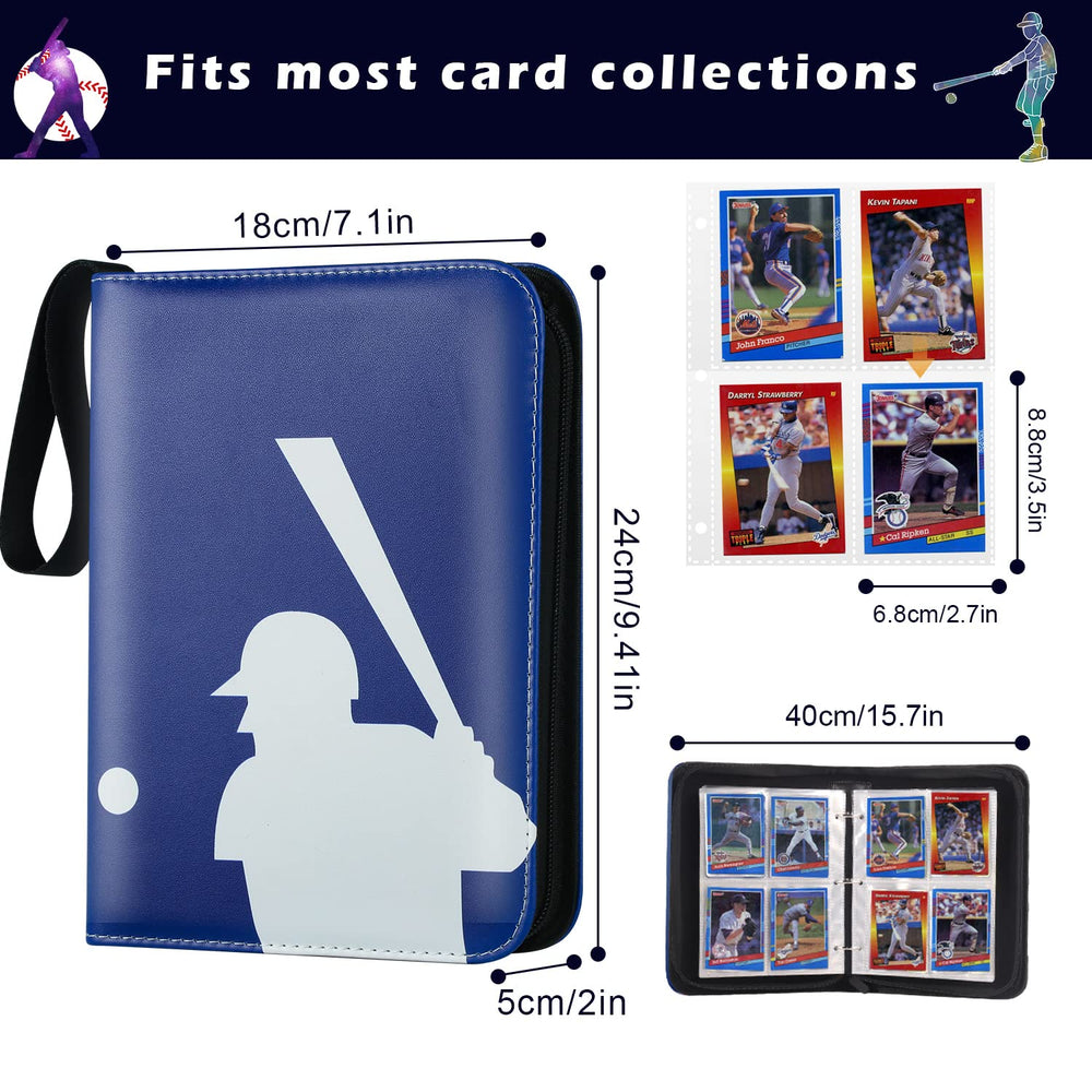 CECOKESO 4-pocket layout fits standard-size cards for quick organization.