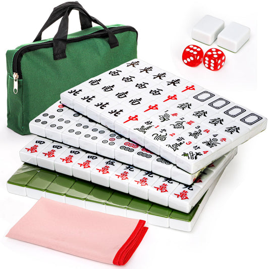 Cedilis Chinese Mahjong tiles ready for play on the go.
