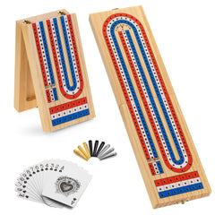 Ceebyfa foldable cribbage board compact design for travel.