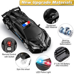 CEGOUFUN RC Transform Car made of durable ABS plastic for long-lasting use.