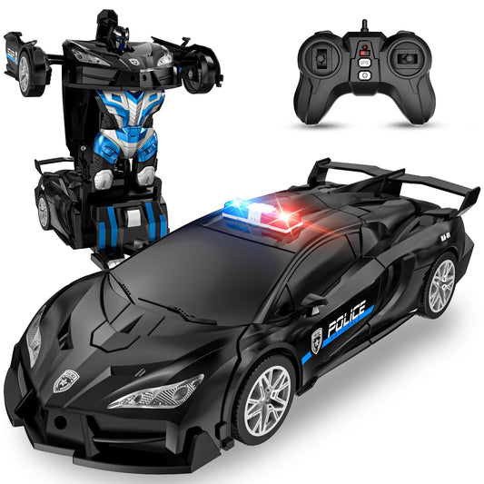 CEGOUFUN RC Transform Car front view for action-packed play sessions.