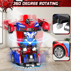 CEGOUFUN robot transformation action — dynamic play as toy switches modes.