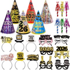 Ceiba Tree new-years-eve-hats-6-pack, festive wearable accessory for group photos.