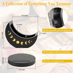 Ceiner moon phase foil pattern adds luxe charm while organizing cards.