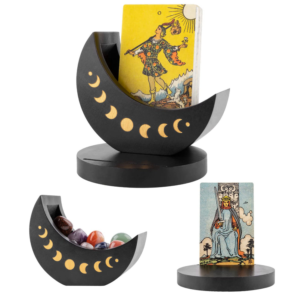 Ceiner tarot deck display box cover showing organized storage and elegant presentation.