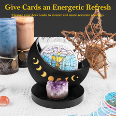 Ceiner wiccan altar stand decor adds mystic ambiance to your sacred space.