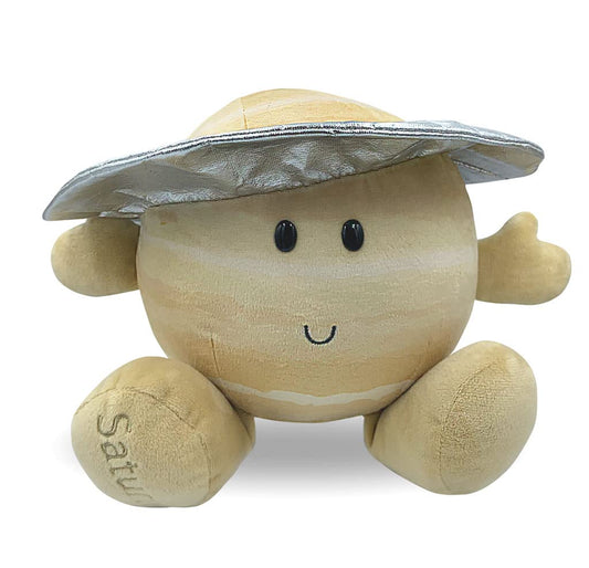 Celestial Buddies Saturn Buddy with rings for imaginative space play.