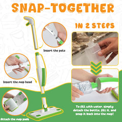 Cellulera machine-washable-microfiber-pads simplifies cleanup after playtime.