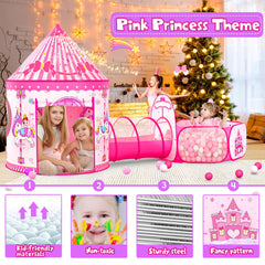Celontry 3 in 1 Princess Play Tent castle design sparks storytelling and pretend adventures