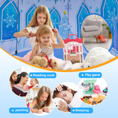 Celontry Kids Playhouse with Frost Theme sparks cozy pretend adventures.