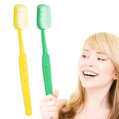 Ceonam giant toothbrush prop yellow for playful parties and photo shoots.