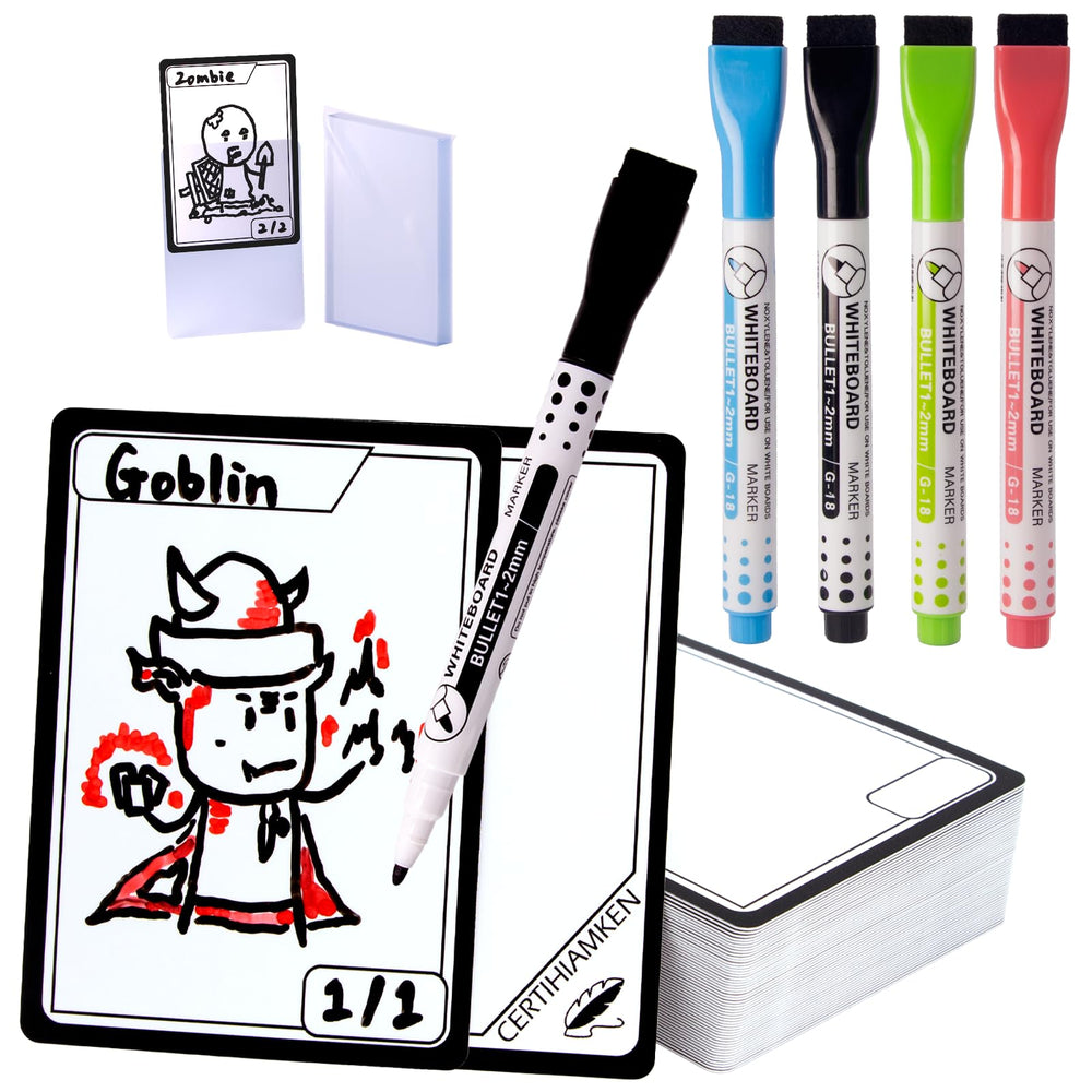Certihiamken dry erase MTG tokens double sided for quick in game updates