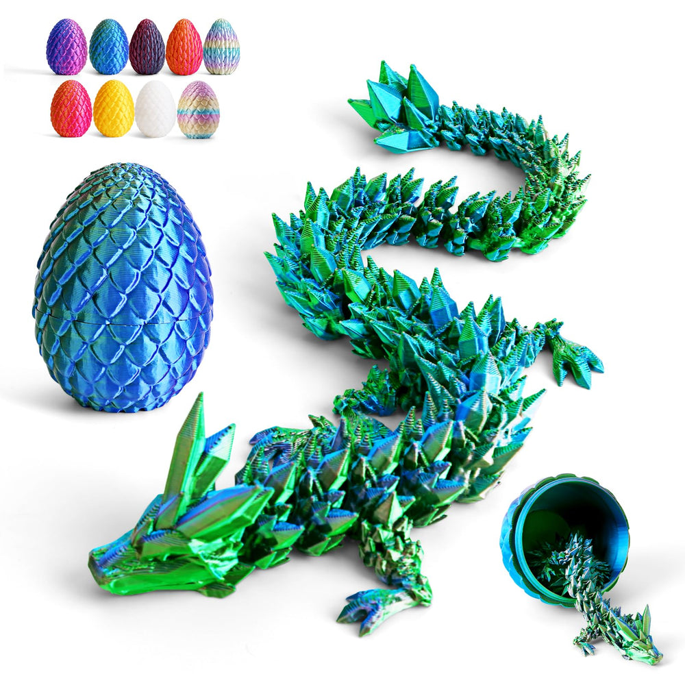 Cessfle 12-inch dragon egg unboxing reveals a colorful dragon inside for imagination