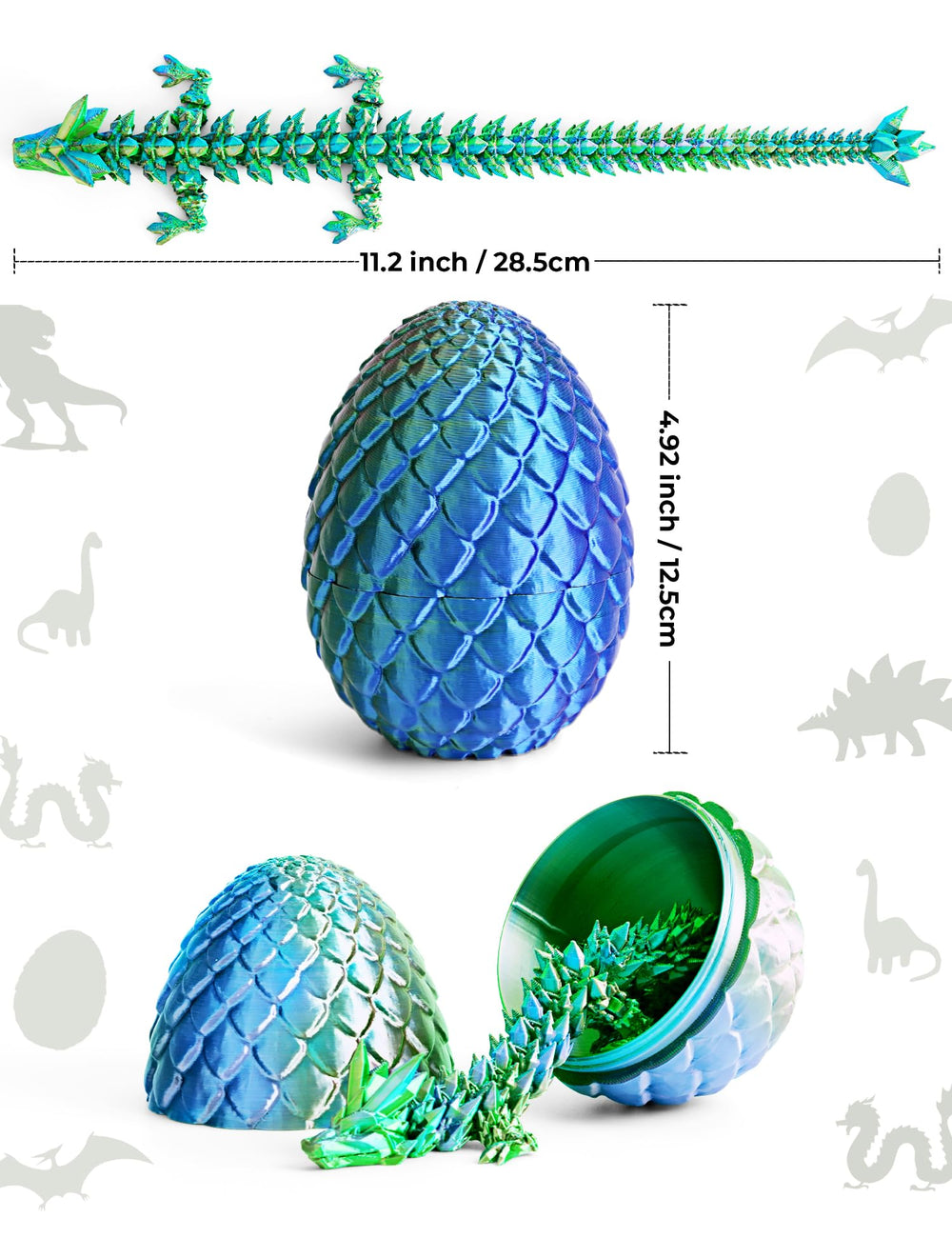 Cessfle gift-ready dragon egg ideal for birthdays and holidays