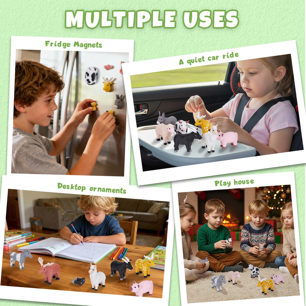Cessfle pig magnet piece adds humor and farm family storytelling.
